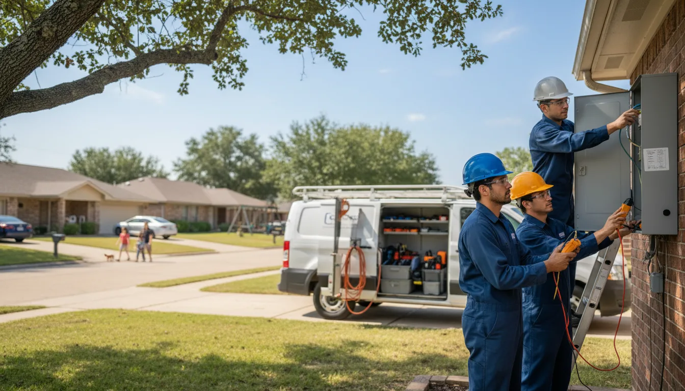 Certified electrician providing emergency electrical services in North Georgetown, OH
